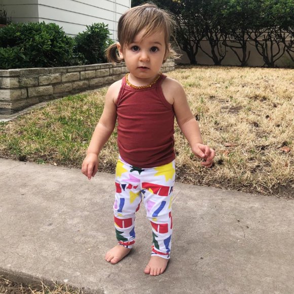 Nooworks Checkered Ladies Kids Legging NWOT - Picture 4 of 4